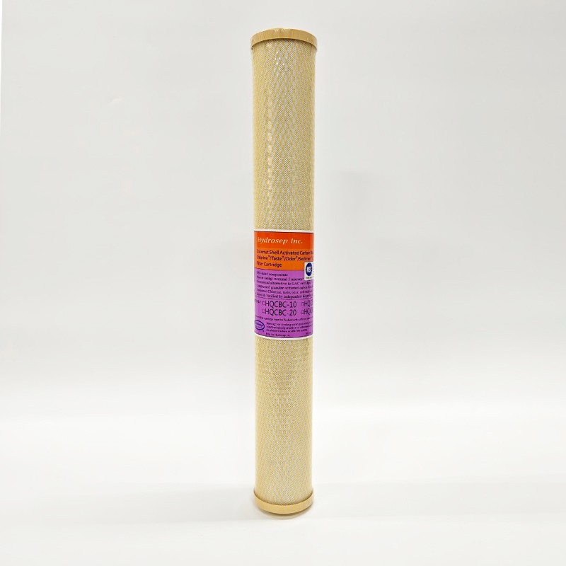 20吋-Hydrosep椰殼多重膜粉末壓縮柱狀活性炭濾心