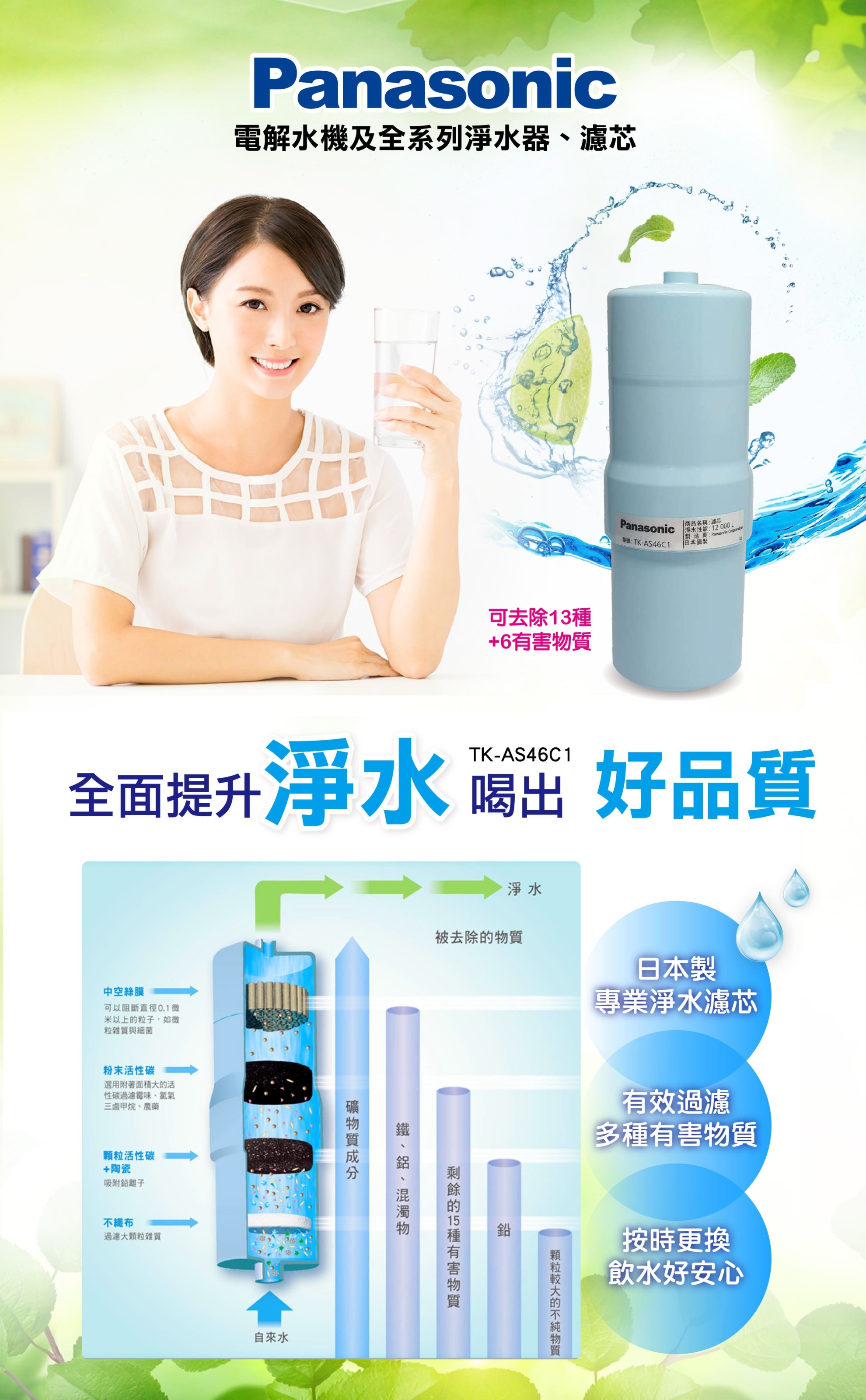 國際牌淨水器濾心 TK-AS46C1 國際牌淨水器濾心 TK-AS46C1